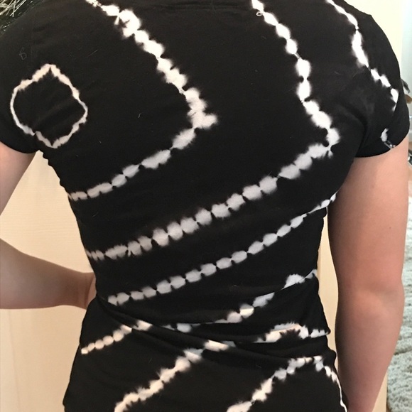 INC black and white cotton and rayon top - Picture 3 of 3